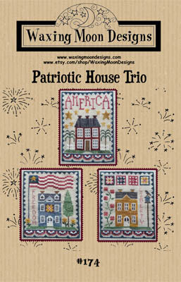 Patriotic House Trio / Waxing Moon Designs