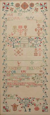 Frances Swartz 1842 / Queenstown Sampler Designs