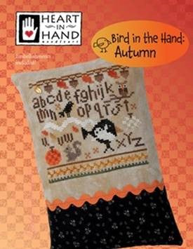 Bird In The Hand - Autumn (w/embellishment) / Heart In Hand Needleart