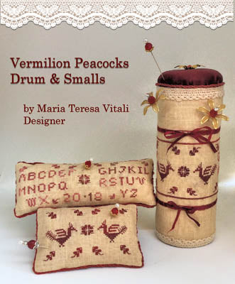 Vermilion Peacoks Drum & Small / MTV Designs