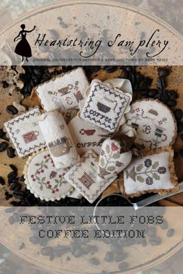 Festive Little Fobs 12 - Coffee Edition / Heartstring Samplery