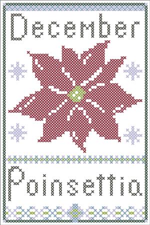 December Poinsettia / Country Garden Stitchery