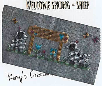 Welcome Spring Sheep / Romy's Creations