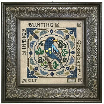 Birdie & Berries - Indigo Bunting / Tellin Emblem