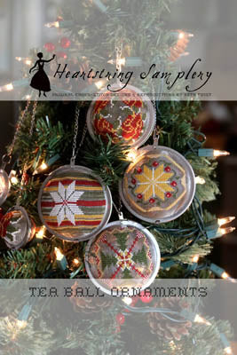 Tea Ball Ornaments / Heartstring Samplery