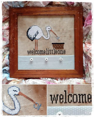Welcome Little One (includes gold thread) / Fairy Wool In The Wood