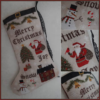 Christmas Stocking / Fairy Wool In The Wood