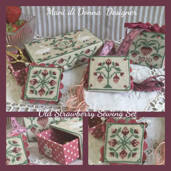 Old Strawberries Sewing Set / Mani di Donna