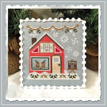 Snow Village 10: Iced Coffee Cafe / Country Cottage Needleworks