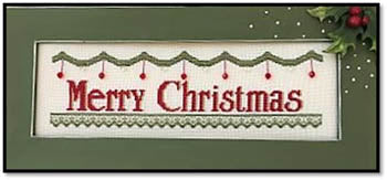 Merry Christmas - Traditional(w/13 crystals) / Kays Frames & Designs
