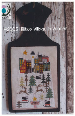 Hilltop Village In Winter / Thistles