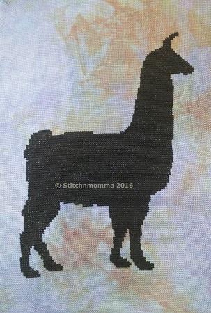 Llama Silhouette / Stitchnmomma