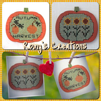 Stitch In Wood (Pumpkin) / Romy's Creations
