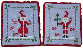 Mr And Mrs Claus Ornaments / Praiseworthy Stitches