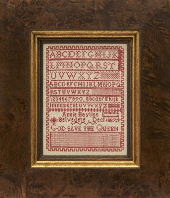 Annie Bayliss 1887 / Hands Across the Sea Samplers