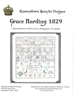 Grace Harding 1829 / Queenstown Sampler Designs