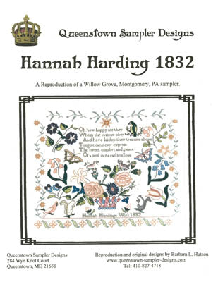 Hannah Harding 1832 / Queenstown Sampler Designs