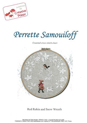 Red Robin And Snow Wreath / Perrette Samouiloff