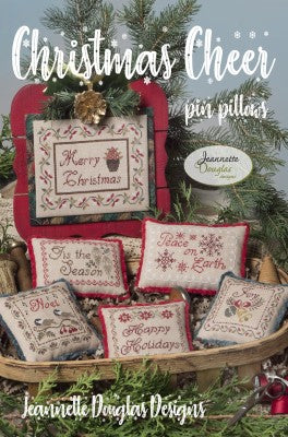 Christmas Cheer Pin Pillows / Jeannette Douglas Designs