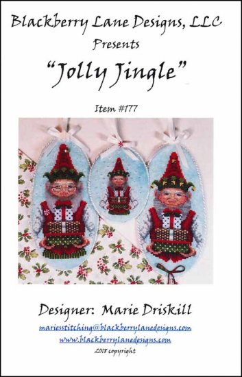 Jolly Jingle Ornament / Blackberry Lane Designs