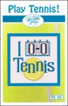 Play Tennis, Pack of 3 / Sue Hillis Designs