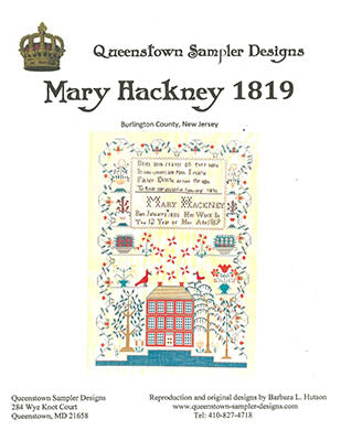 Mary Hackney 1819 / Queenstown Sampler Designs