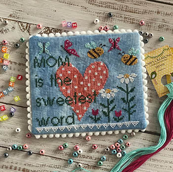 Mom The Sweetest Word / Romy's Creations
