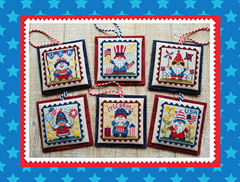Patriotic Gnome Littles / Waxing Moon Designs