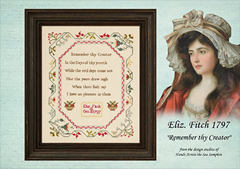 Eliz Fitch 1797 / Hands Across The Sea Samplers