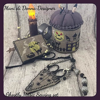 Ghostly Music Sewing Set (Finishing & YouTube Class Link) / Mani Di Donna