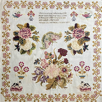Susan Crowthers 1853 Sampler / From The Heart / Pattern