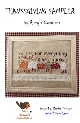 Thanksgiving Sampler / Romy's Creations / Pattern