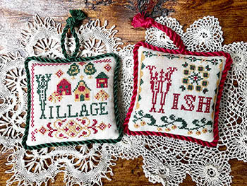 Vintage Christmas Alphabet 10 / Jan Hicks Creates / Pattern