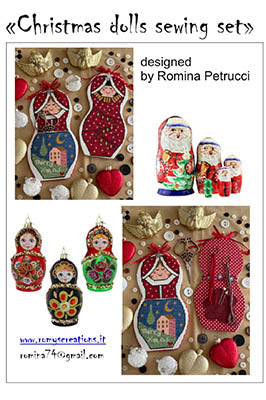 Christmas Dolls Sewing Set / Romy's Creations