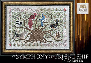 Symphony Of Friendship Sampler / Cottage Garden Samplings