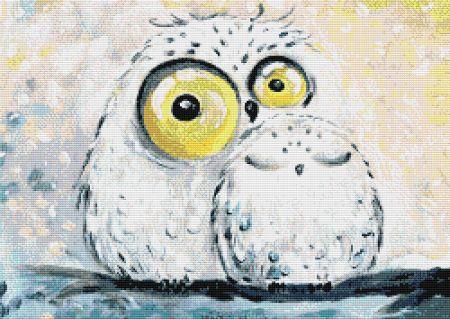 Winter Owls, by Katja Main / Paine Free Crafts