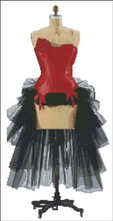 French Black Tulle Bustier / PinoyStitch