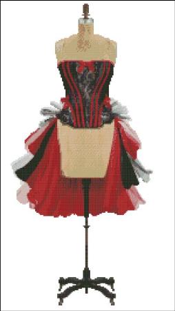 French Red Bustier / PinoyStitch