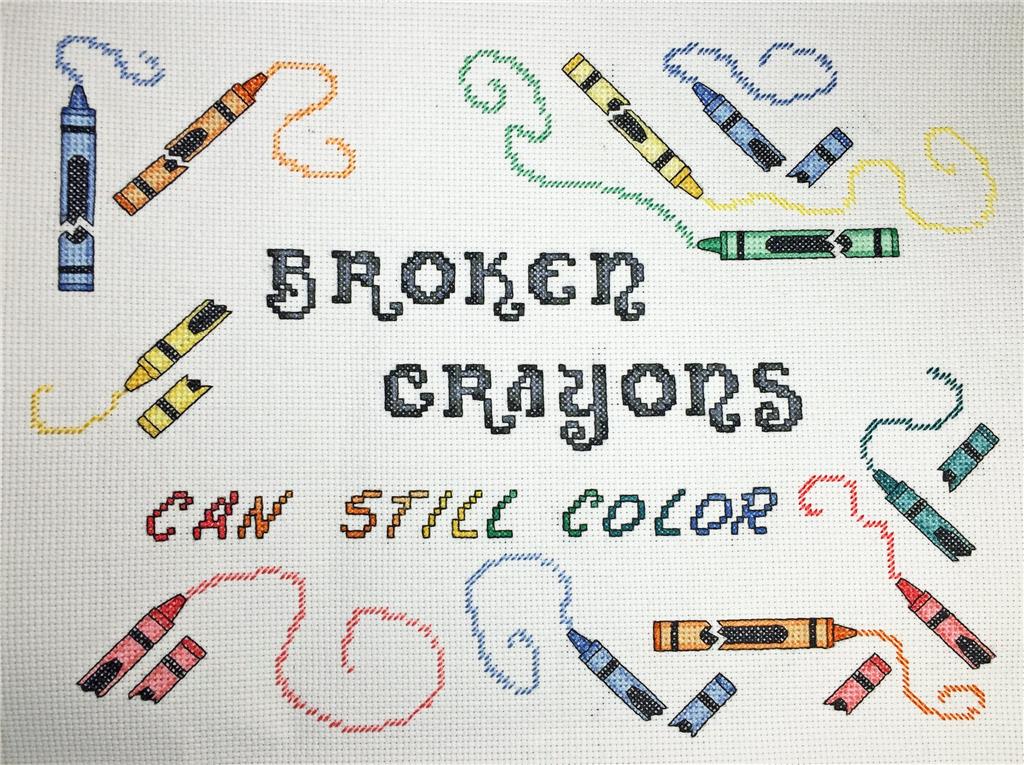 Broken Crayons / Rogue Stitchery