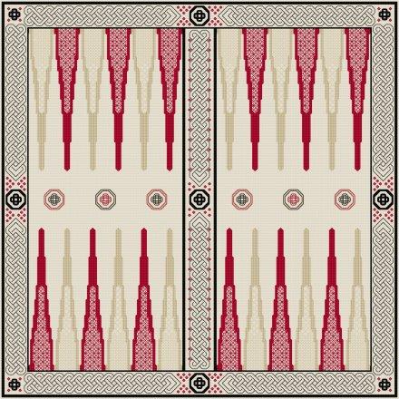 Backgammon - Celtic Blackwork Design / DoodleCraft Design Ltd