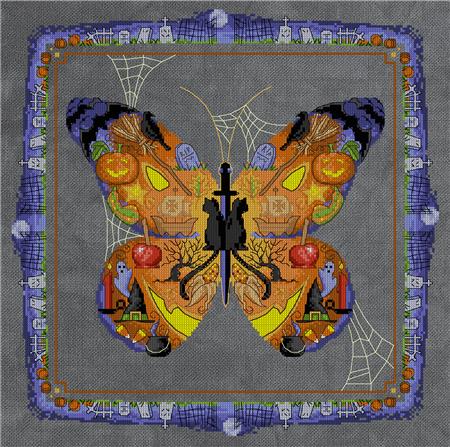 BOO Butterfly / Luv 4 Cross Stitch