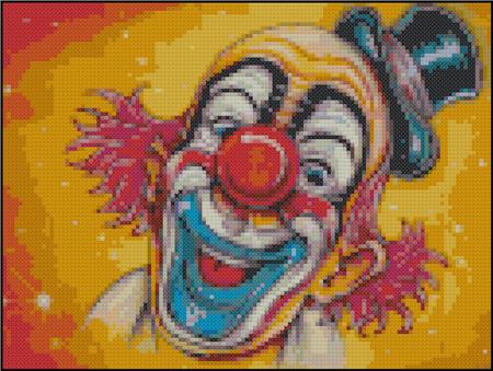 Retro Clown / Kustom Cross Stitch