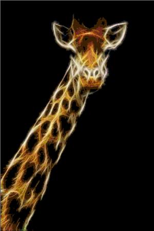 April the Giraffe Tribute / Kustom Cross Stitch