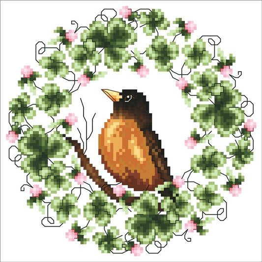 A Bird For All Seasons Spring Robin / Kitty & Me Designs