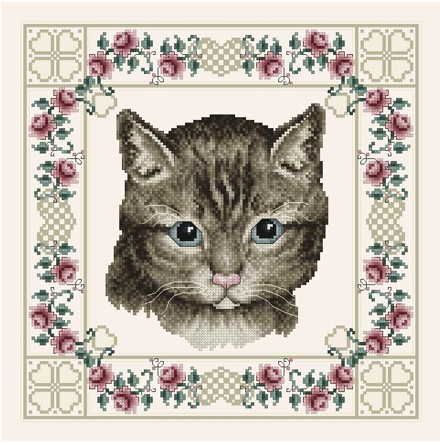 Victorian Cat / Kitty & Me Designs