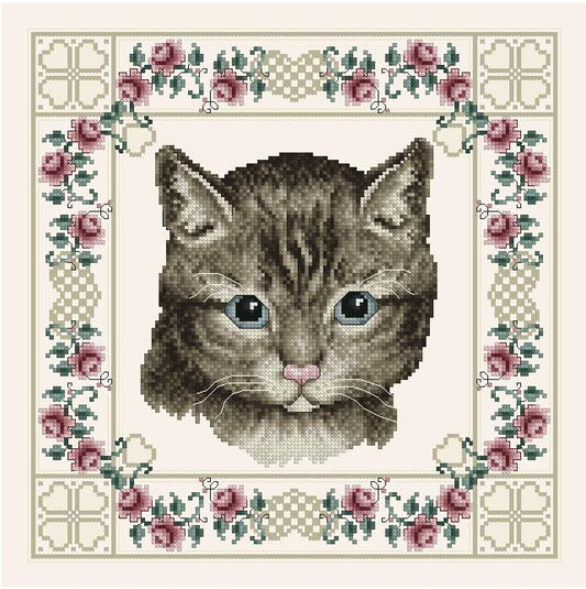 Victorian Cat / Kitty & Me Designs