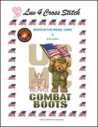 Boots In The House - USMC / Luv 4 Cross Stitch