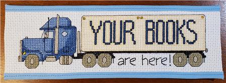 Your Books Are Here (BLUE) / Rogue Stitchery