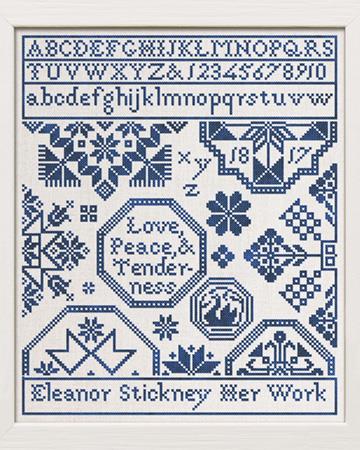 Love, Peace, & Tenderness: A Quaker Sampler / Modern Folk Embroidery