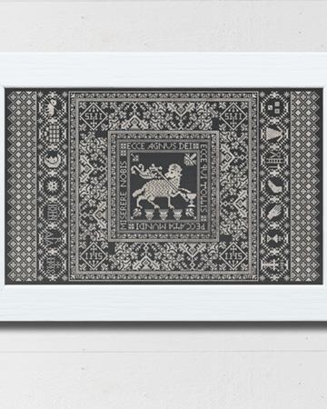 Agnus Dei: An Eastertide Design / Modern Folk Embroidery